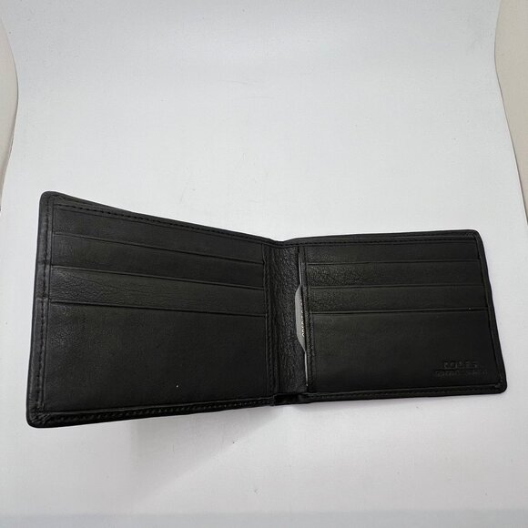 Rolfs Mens Black Leather Billfold Wallet - Picture 2 of 6